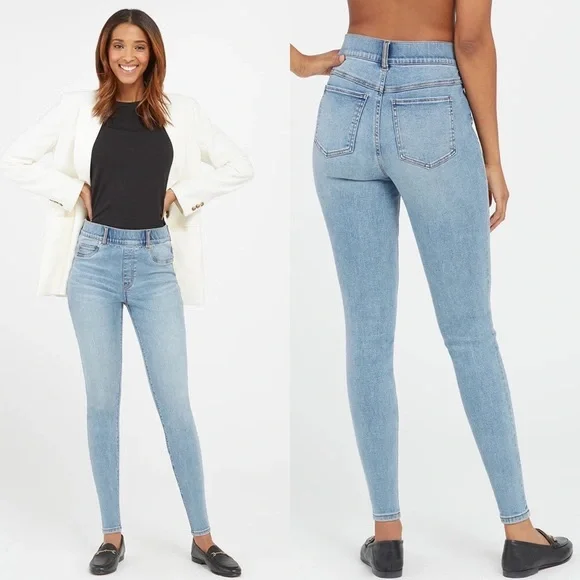 SPANX | Jeans | Spanx Light Wash Ankle Skinny Jeans M | Poshmark display picture 1